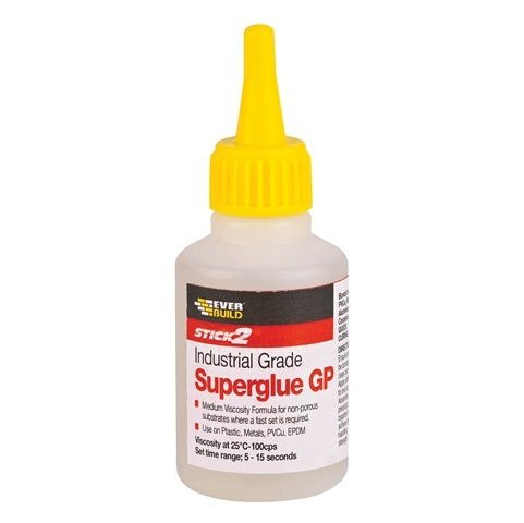 Everbuild Industrial Superglue General Purpose 20g