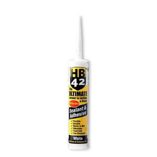HB42 Ultimate Sealant/Adhesive White 290ml