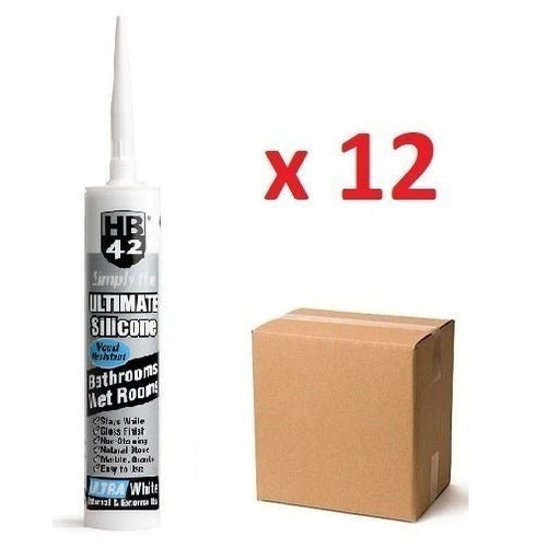 HB42 Simply Ultimate Silicone Ultra White 12Pc - Box of 12