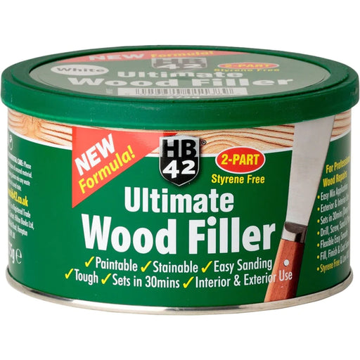 HB42 Ultimate Wood Filler White 275g