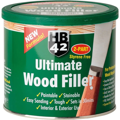 HB42 Ultimate Wood Filler White 550g