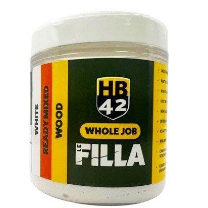 HB42 WholeJob WoodFilla ReadyMixed White 325g