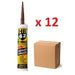 HB42 Ultimate Sealant/Adhesive Brown 290ml x 12Pcs