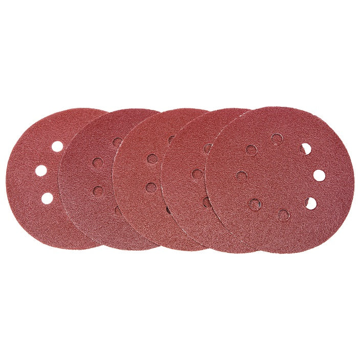 BlueSpot 125mm Mixed Grit Sanding Disc 6 Pack