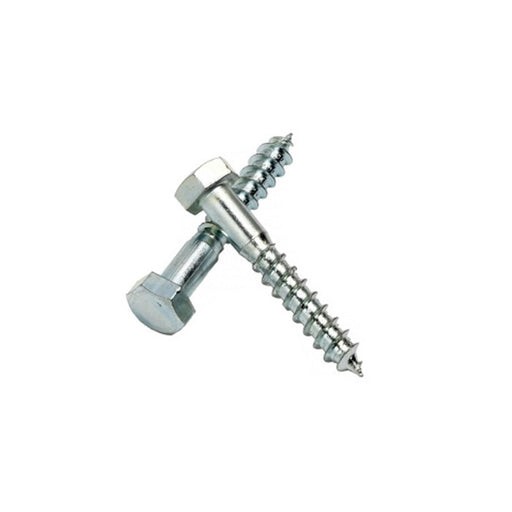 M6 x 50mm Coach Screws BZP pk30