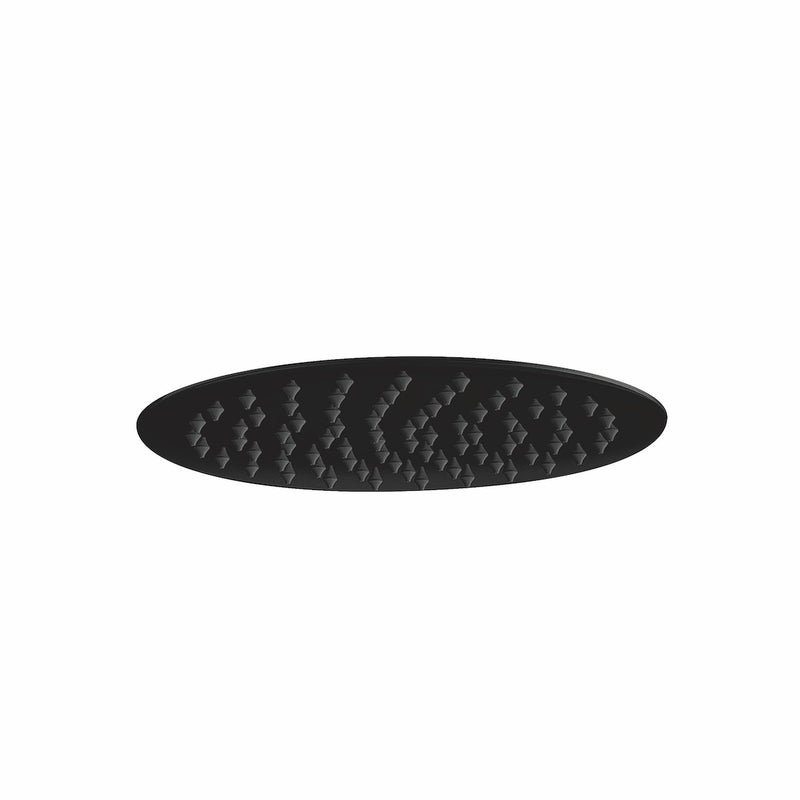 Scudo Black Round Shower Head 200mm