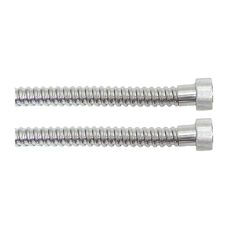Taurus 2000x11mm Shower Hose Nut X Nut Chrome - Polished Stainless Steel - Hi-flow