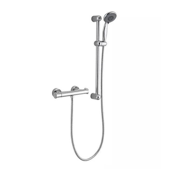 Taurus Thermostatic Bar Mixer Valve c/w Riser Rail & Mulit Mode Head