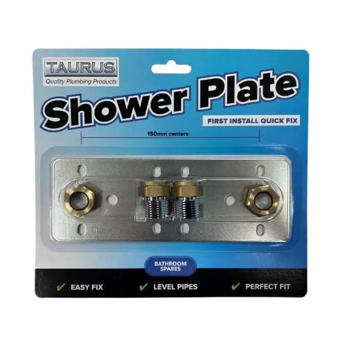 Taurus Fixing Plate for Shower Valves 150mm Centre