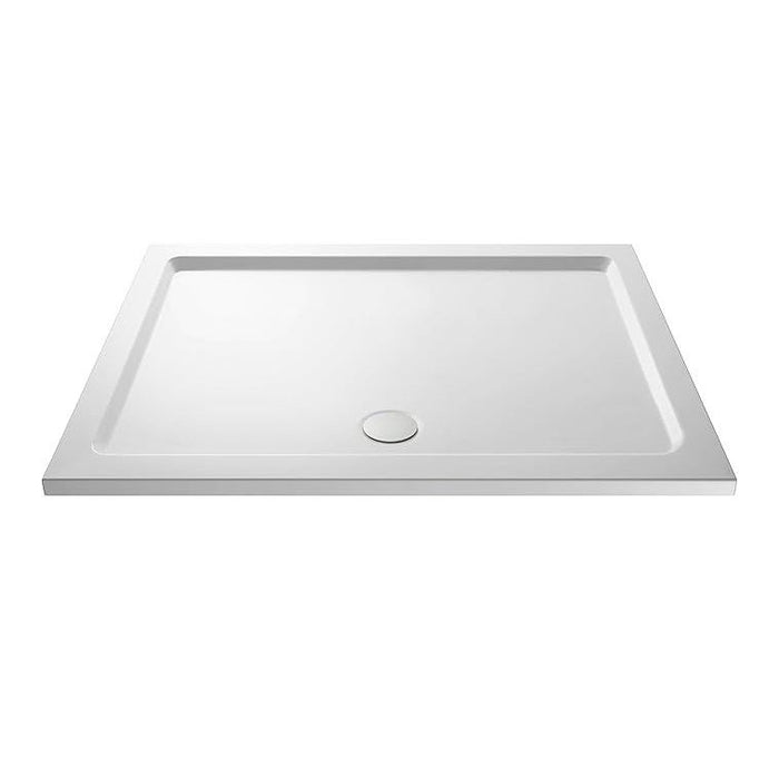 1800x900mm Slimline Shower Tray Stone Resin with Waste