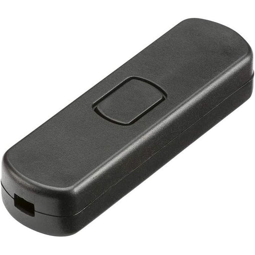 Knightsbridge 1-60W 1-25W LED Rewireable Inline Cord Dimmer - Black SN81BK