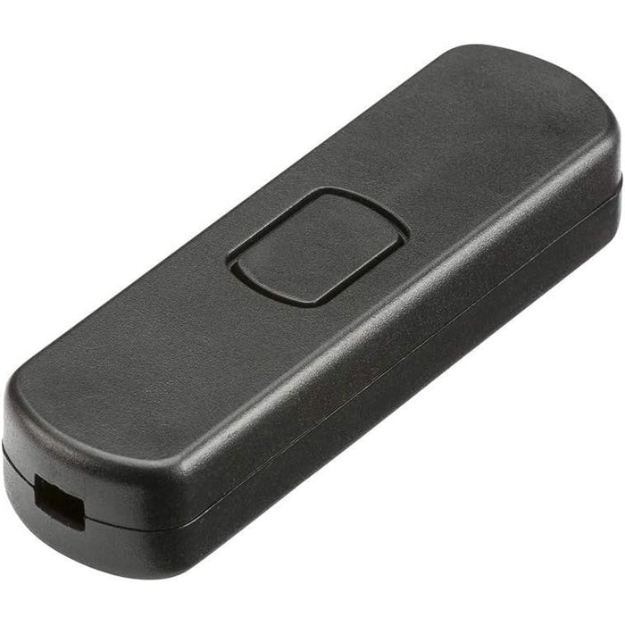 Knightsbridge 1-60W 1-25W LED Rewireable Inline Cord Dimmer - Black SN81BK