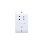 MK Electric K701 Shaver Socket White 2-Gang K701RPWHI