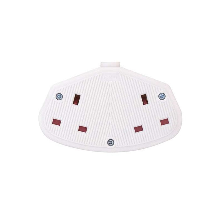 SelectRic 2G Heavy Duty Rubber Trailing Socket - White
