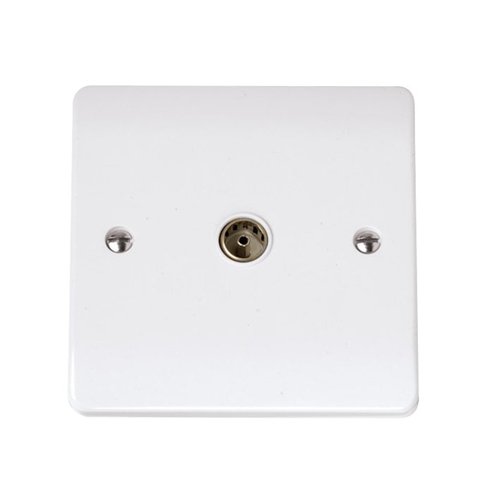 Click Curva Single Non-Isolated Coaxial Outlet