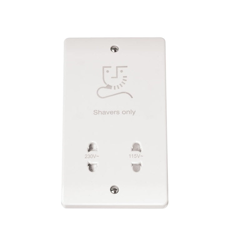 Click Mode 115 / 230V Dual Voltage Shaver Socket