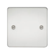 Knightsbridge 1G Blanking Plate - Polished Chrome