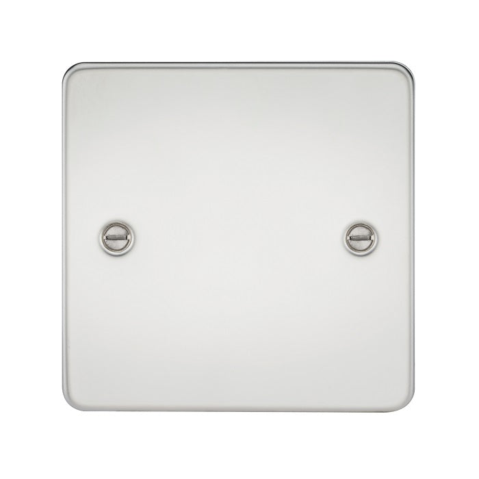 Knightsbridge 1G Blanking Plate - Polished Chrome