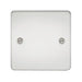 Knightsbridge 1G Blanking Plate - Polished Chrome