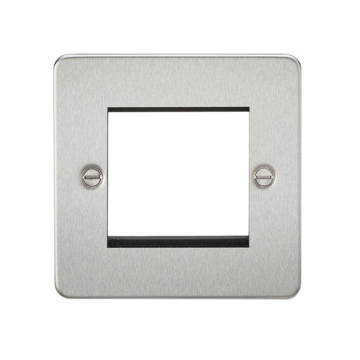 Knightsbridge 2G Modular Faceplate - Brushed Chrome