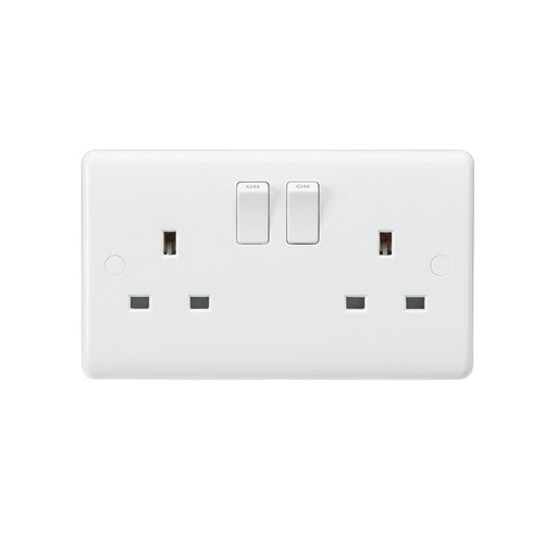 Knightsbridge 13A 2G DP Switched Socket with Twin Earths