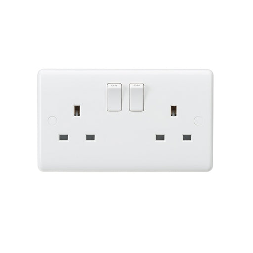 Knightsbridge 13A 2G SP Switched Socket with Twin Earths - ASTA Approved