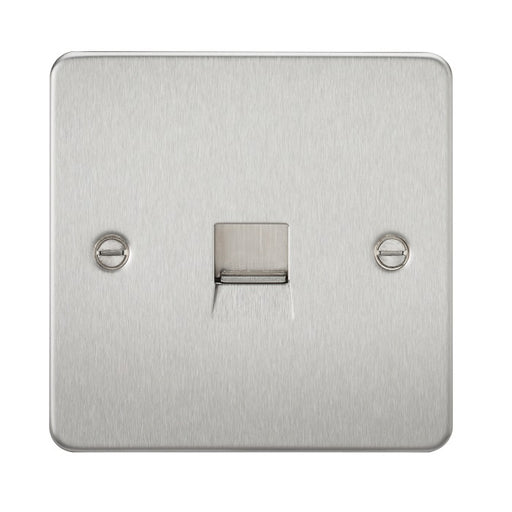 Knightsbridge Telephone Master Outlet - Brushed Chrome