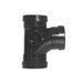 Aquaflow 110mm Pushfit 92.5d Triple Socket Branch - Black