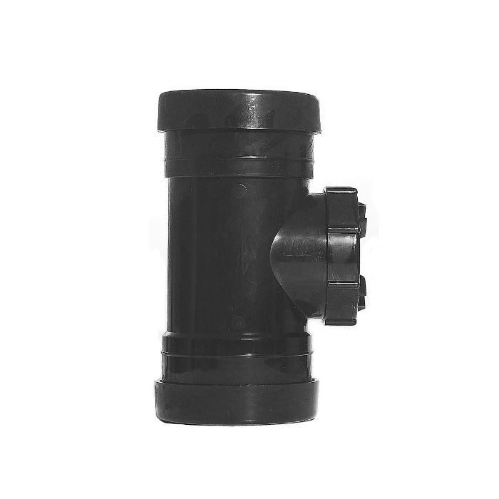 Aquaflow 110mm Pushfit Access Pipe Coupling - Black