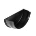 Aquaflow Half Round Internal Stop End - Black