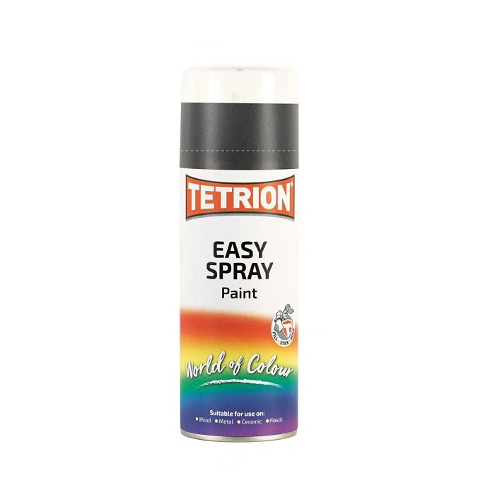 Tetrion Easy Spray Paint Satin Black 400ml