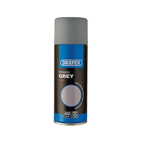 Draper Spray Paint Grey Primer 400ml