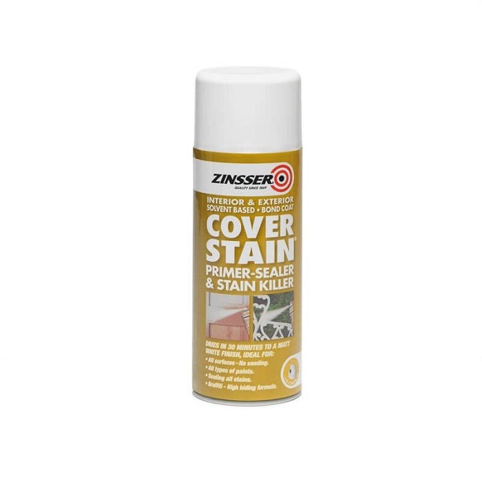 Zinsser Cover Stain Primer Sealer Aerosol 400ml