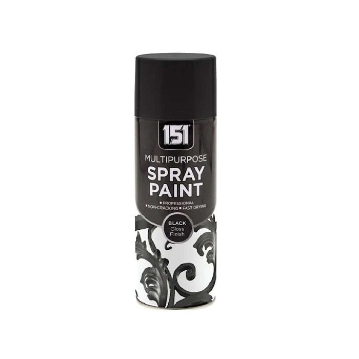 151 Black Gloss Spray Paint 400ml