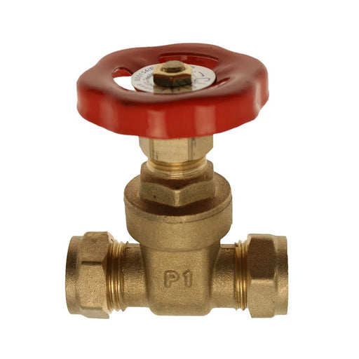 Embrass Peerless 15mm Gate Valve Brass C x C