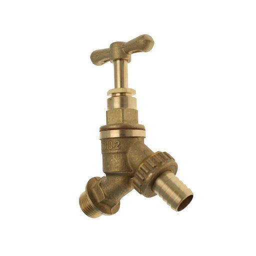 Embrass Peerless 1/2" Brass Hose Union Bib Tap