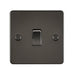 Knightsbridge 10AX 1G 2-way Switch - Gunmetal