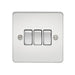 Knightsbridge 10AX 3G 2-way Switch - Polished Chrome