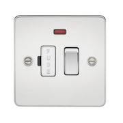Knightsbridge 13A Switched Fused Spur Unit with Neon - Polished Chrome