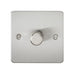 Knightsbridge 1G 2-way 10-200W 5-150W LED Intelligent dimmer - Brushed Chrome