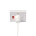 Click Mode 45A DP Pull Cord Switch With Mechanical On/Off and Neon