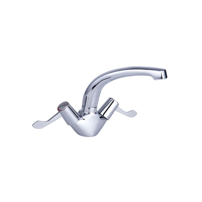 KeyPlumb Contract Lever Kitchen Sink Mixer Tap - Chrome - HS37N