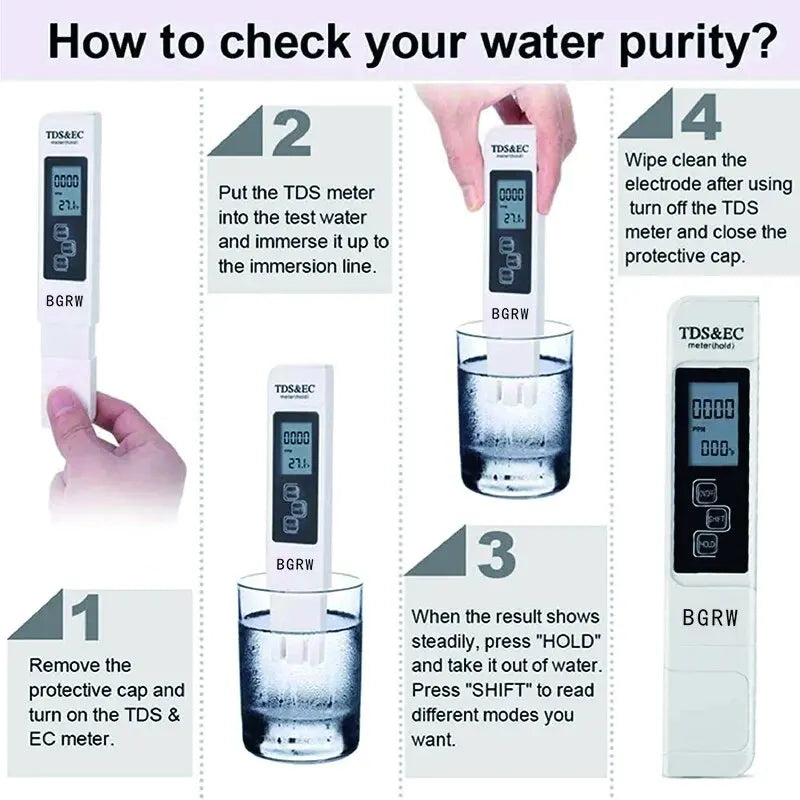 Digital Water Quality & Tempretur Tester