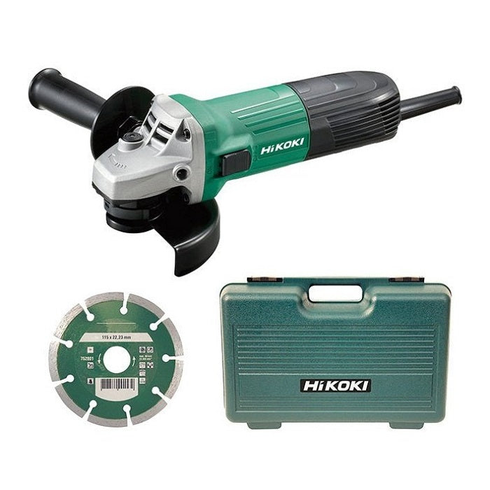 Hitachi Hikoki G12SE2 115mm Mini Angle Grinder 600W 110 Volt With Case