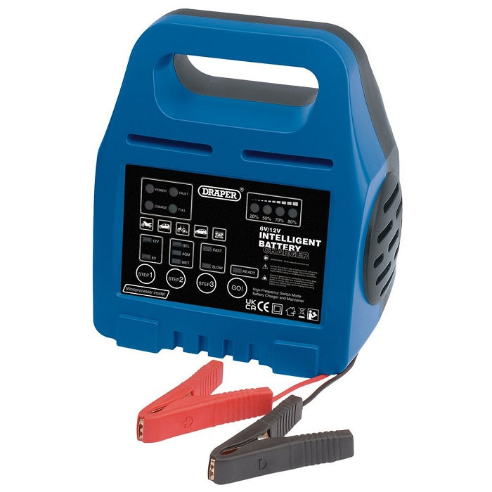 Draper 6/12V Intelligent Battery Charger