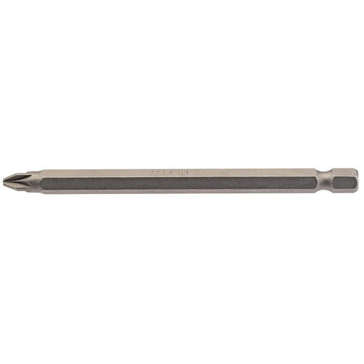 Draper PZ Type Insert Bit, 1/4" Hex, 100mm Long, No.2 Pack of 1