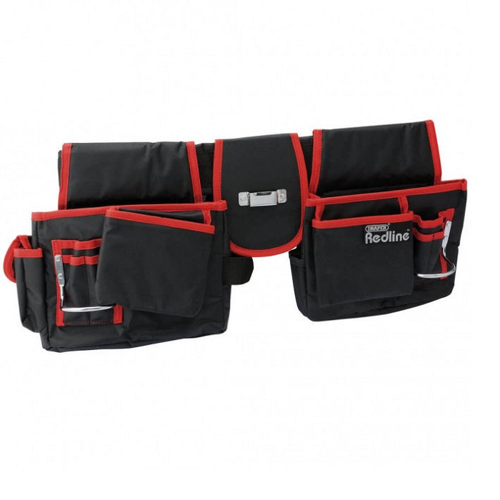 Draper Redline Double Tool Pouch, Black