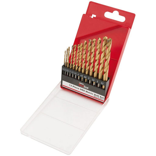 Draper Redline HSS Metric Twist Drill Set 13 Piece