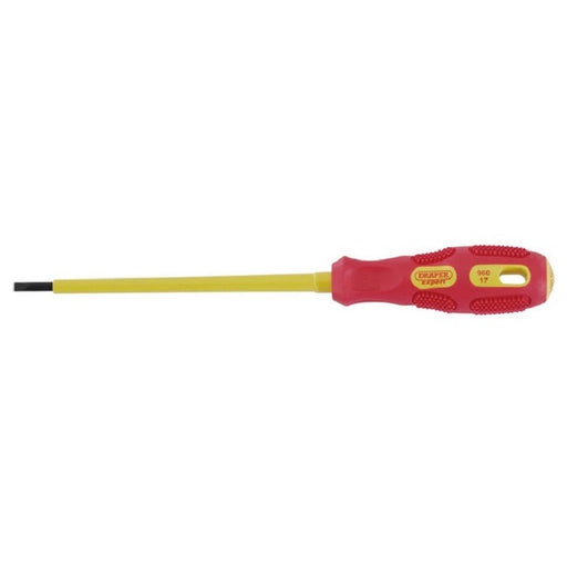 Draper VDE Approved Fully Insulated Plain Slot Screwdriver, 3.0x100mm