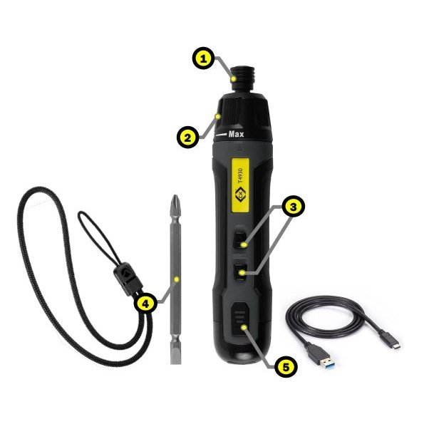 C.K Electric Screwdriver with Torque Adjustable